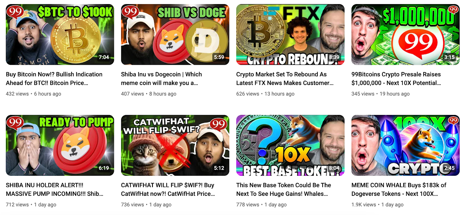 99Bitcoin's YouTube Channel