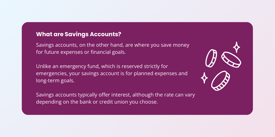 Savings Account for Savings Goal