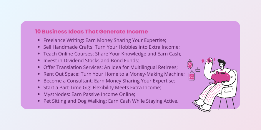 how to make money in retirement